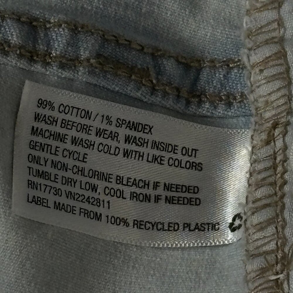 Wild Fable 5 Button Jean Shorts Size 18 - Picture 8 of 8